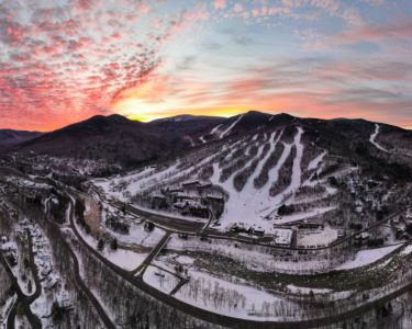 Sunrise over Loon Mt