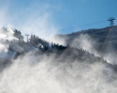 Making snow on Cannon