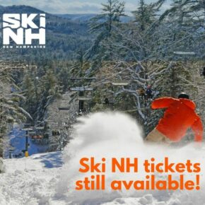 POW! Time to hit the slopes. Ski NH still has discounted lift tickets available at link in bio.