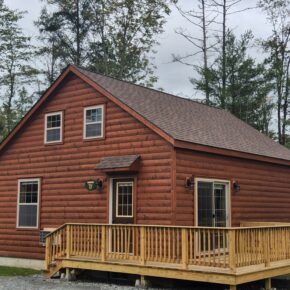 New rustic style log cabins! Pmr cabin 17