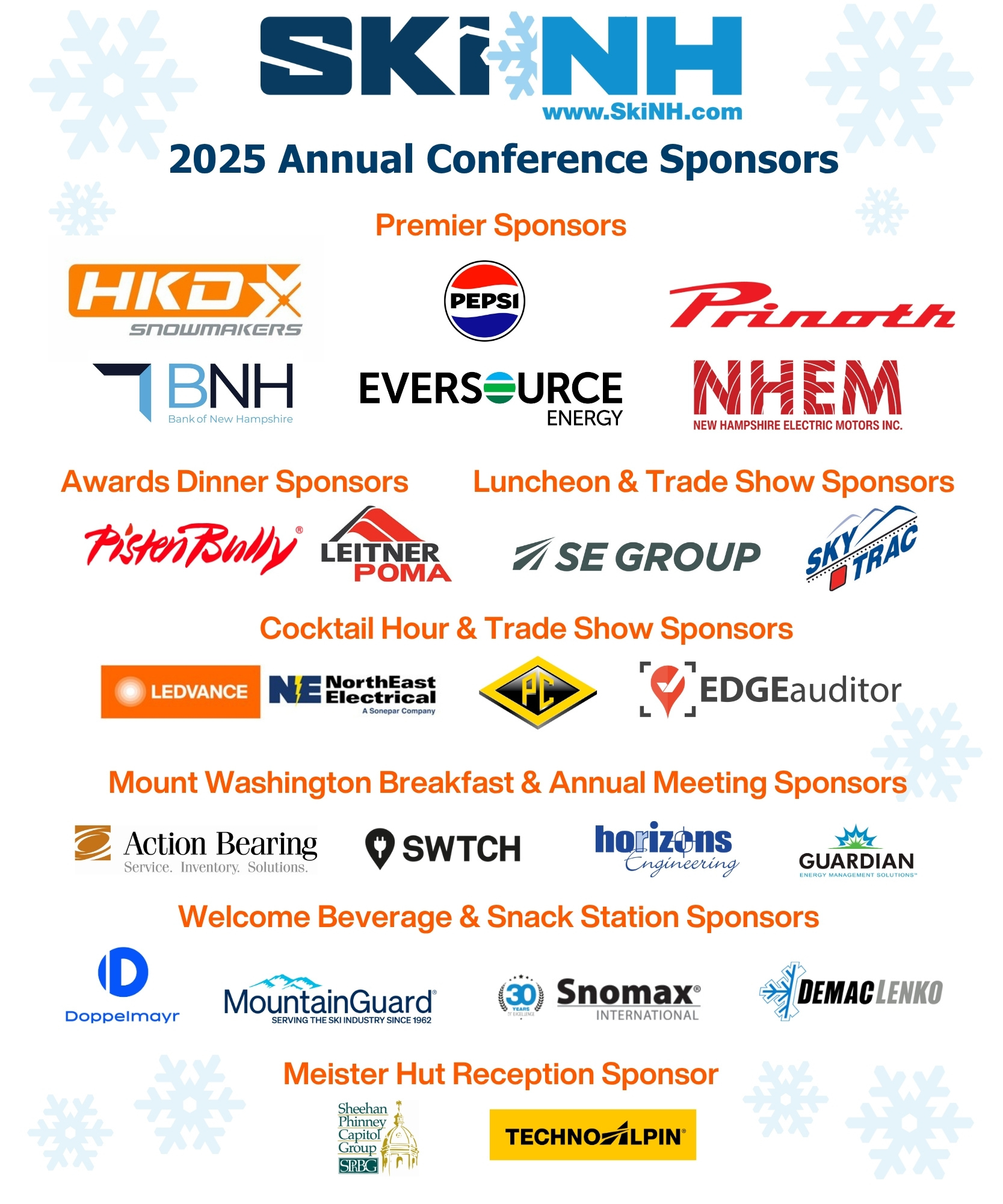 2025 Annual Conference + Trade Show Sponsors