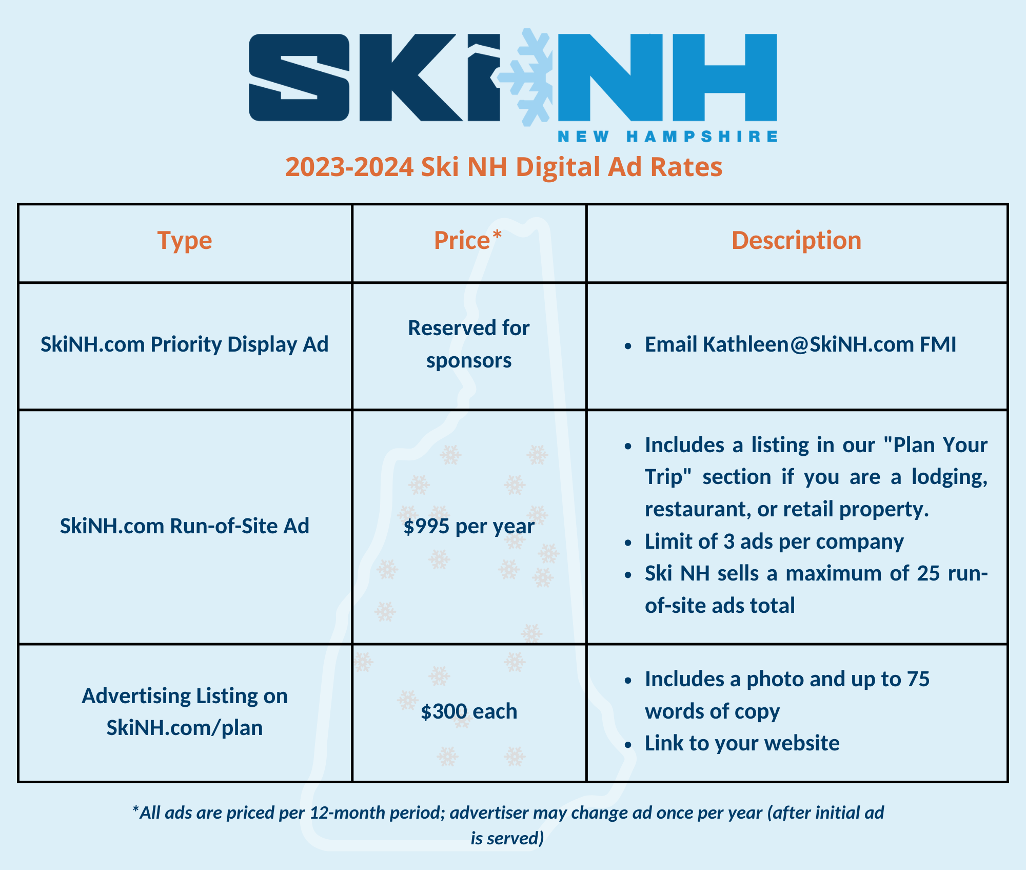 2023-2024 Ski NH Digital Rate Card