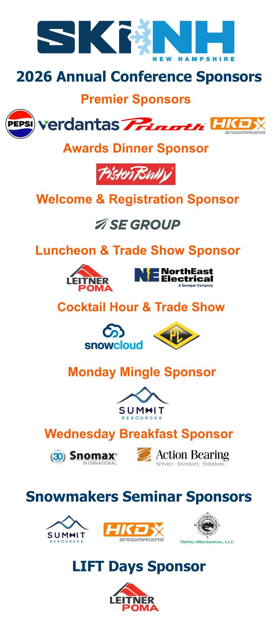 2026 Annual Conference Sponsors