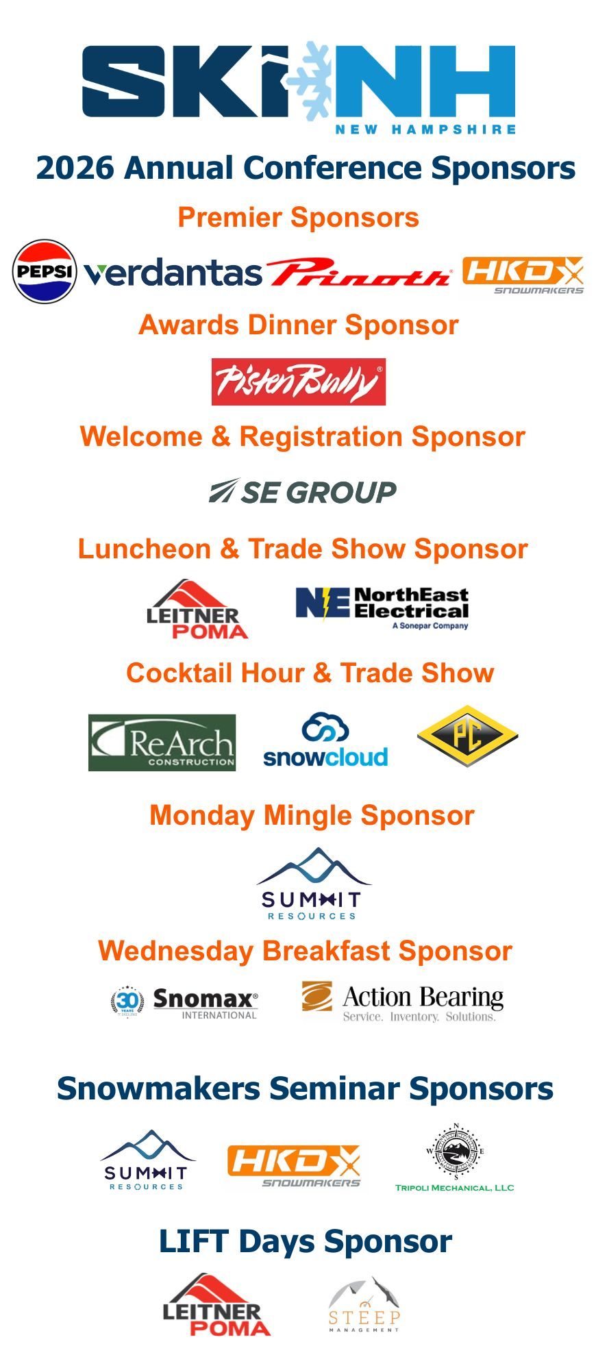 2026 Annual Conference Sponsors