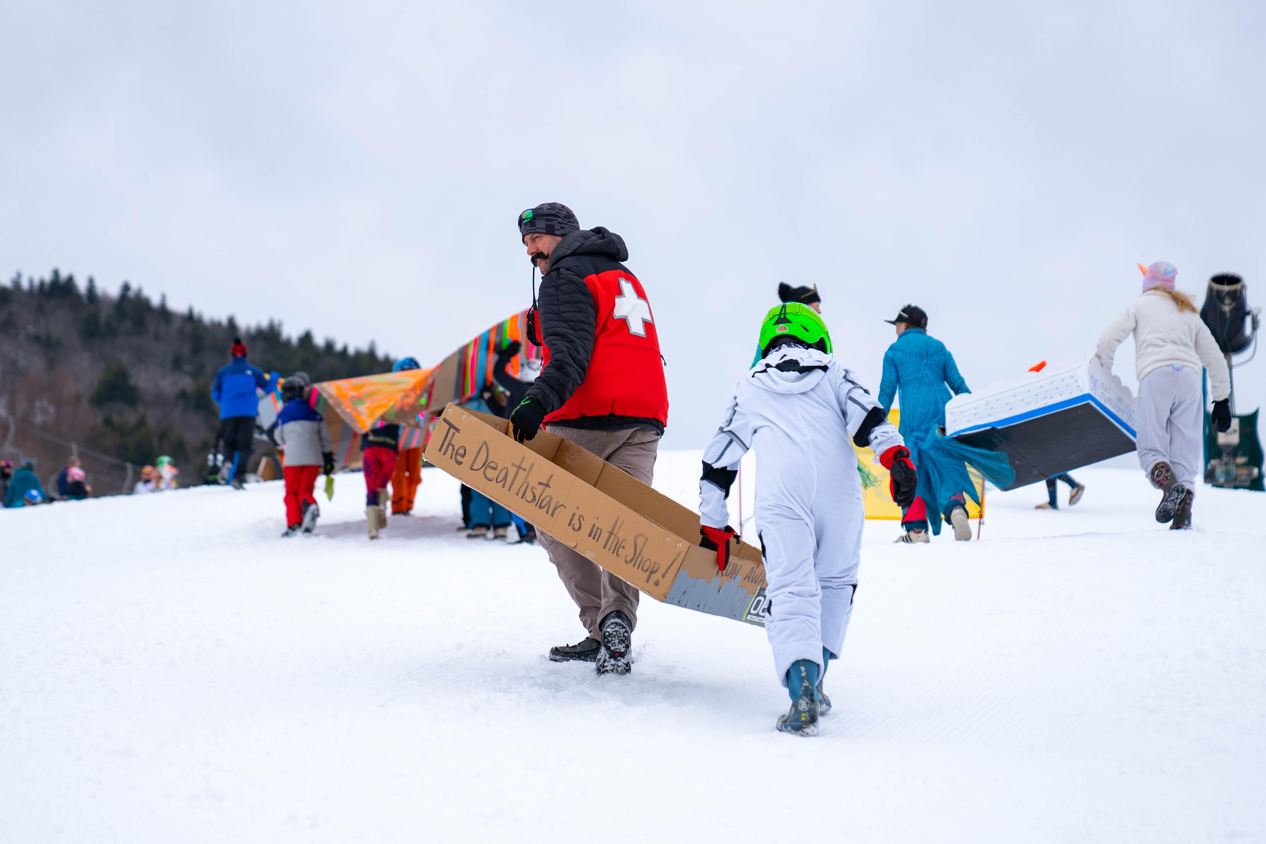 Crotched Mountain Cardboard Box Derby