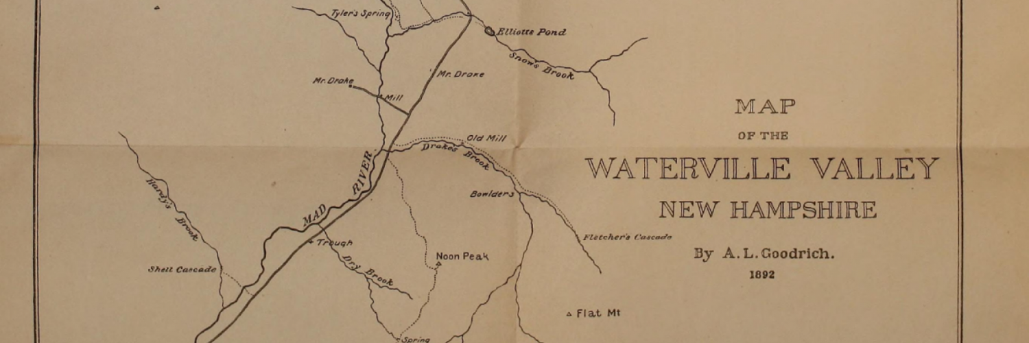 Old Map of Waterville Valley
