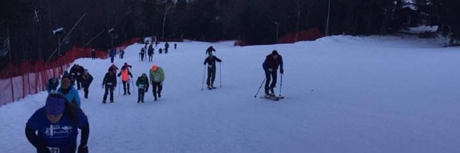 Racers going uphill