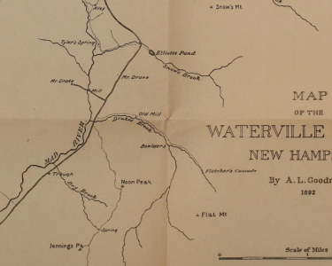 Old Map of Waterville Valley