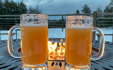 Eastman Forbes Tavern fiddlehead on deck 002