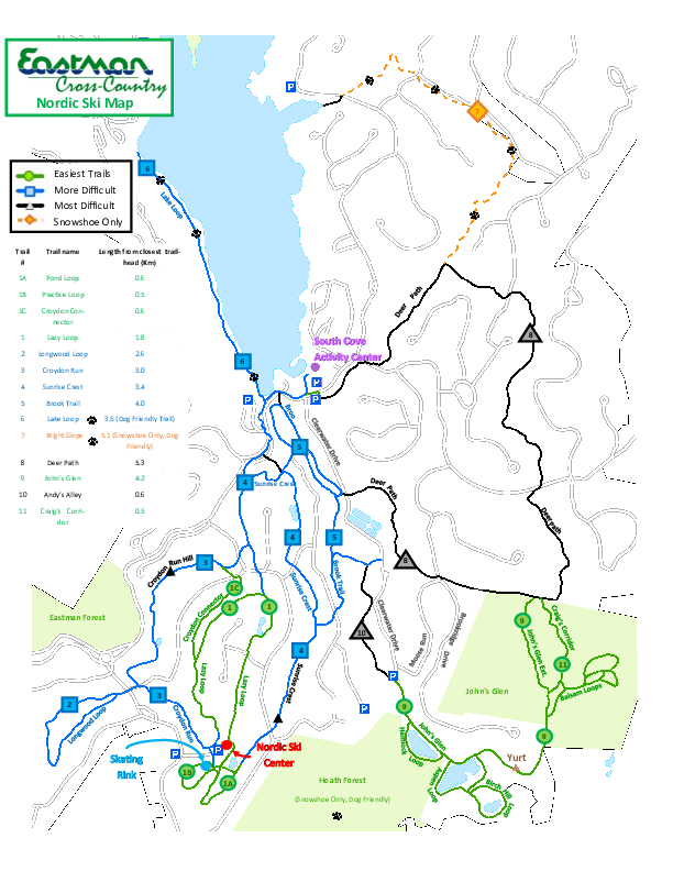 Eastman XC Map