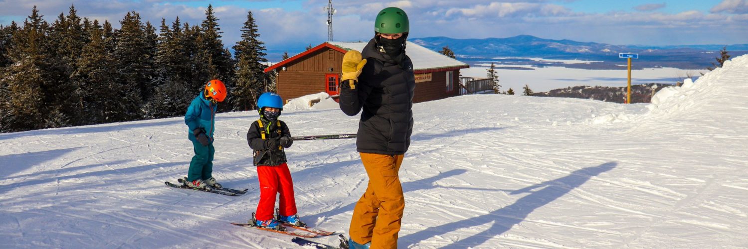 Gunstock Family Skiing on Summit