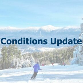Today's weather forecast is a wet one so if you plan to ski today, please be prepared. @crotched_mountain, @kingpineski, and @cannonmountain have decided to close today (Wednesday) to preserve the snowpack. Take a look at our conditions page with the 🔗 in bio to stay up to date🎿 #skinewhampshire #thinksnow