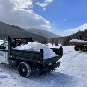 Not all hero’s wear capes. Snow farming is in the works to patch up the sunny intersections leading you to the protected wooded trails. 

Make sure to check our daily snow report for the latest conditions. 

#snowfarming #xcskiing #mwv #skinh #greatglentrails #nh #nordicski #pinkhamnotch