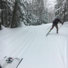 With our most recent snowstorm dumping up to 17 inches of powder over many areas in New Hampshire this weekend, our Nordic trails are in fantastic shape as are their Alpine cousins!  #SkiNewHampshire #crosscountryskiing #nordicskiing