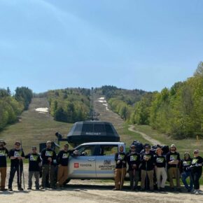 Last week we held our annual Green-Up Day at Crotched Mountain where our Summer Operations team who took to the slopes to pick up litter and tidy up the trails. Great job, team👽 !

#LetsGoPlaces #Toyota #CrotchedPartner #Tundra @ToyotaUSA