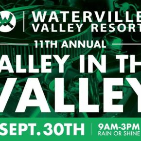 Get ready for the 11th annual Ralley in the Valley @waterville_valley on September 30th. Enjoy trophies, awards, 50/50 raffles, food, music, shopping, fall foliage, and much more! While you're at it, check out the annual Chili Challenge happening from 12-2 PM. Learn more with the events link in our bio. #SkiNH #watervillevalley