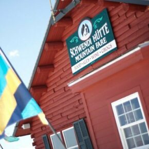 Head on up to 3,600' on October 8th for the first ever Schwendi Fest @waterville_valley. Enjoy a scenic chairlift ride up Tecumseh Express, a Schwendi Hutte BBQ, drinks, cinnamon rolls, pumpkin painting, and games for all! Get your tickets using the events link in our bio. #SkiNH #watervillevalley