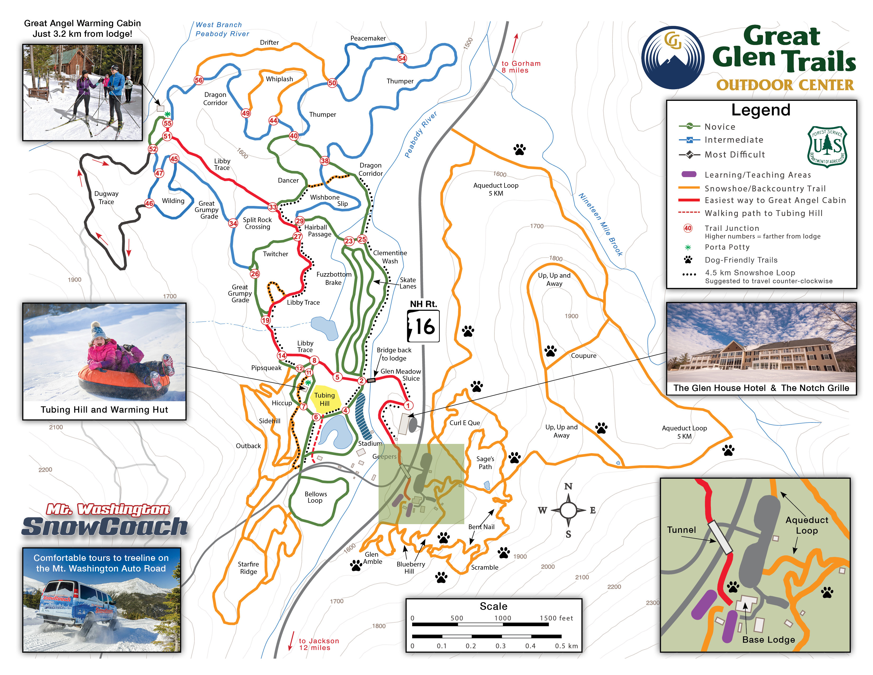 2022 GGT Winter Trail map