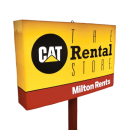Milton Rents Sign Square