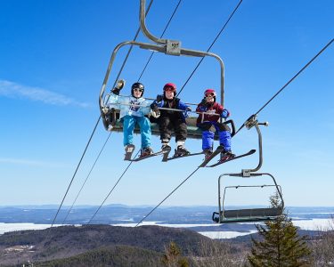 26 Gunstock Kids On Lift 1