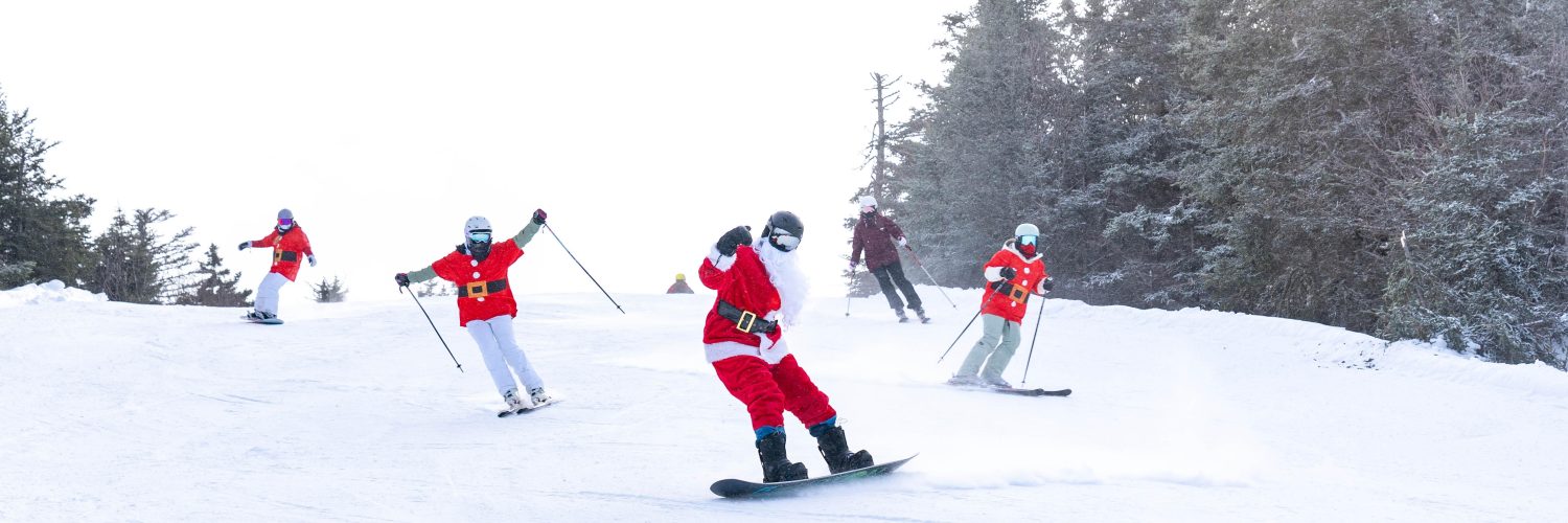 23 Skiing Santa
