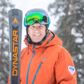 Jeb Boyd, PSIA-AASI National Team Coach. Jeb's home resort is Loon Mountain.